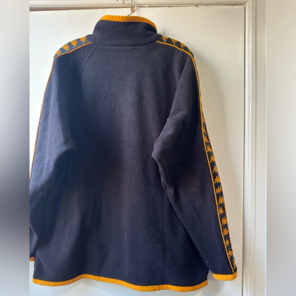 Vintage Kappa Men’s Quarter Zip Sweater Pullover Sz L - Picture 5 of 10